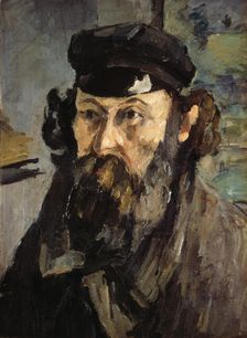 Self-portrait with a Casquette 1872-1873. Artist: Paul Cezanne