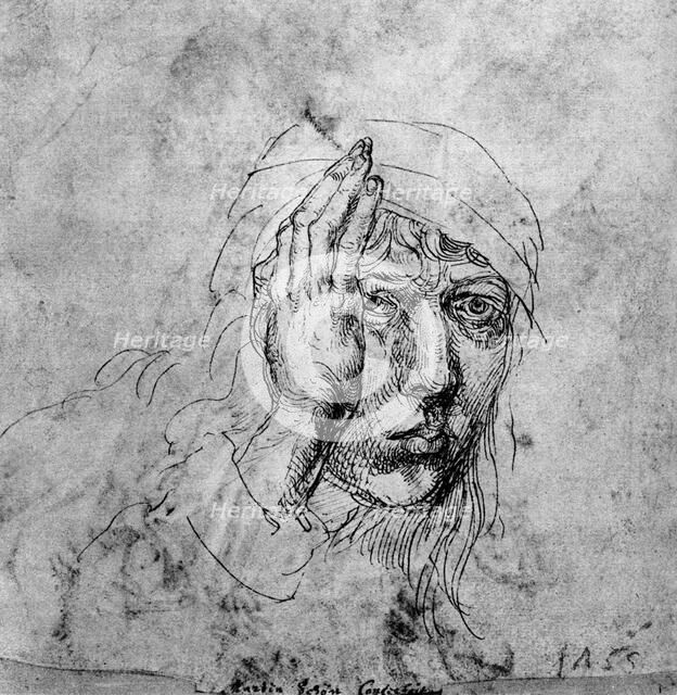 'Self Portrait with a Bandage', 1492, (1936). Artist: Albrecht Dürer