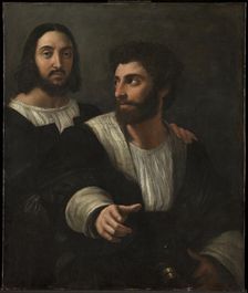 Self-Portrait with a Friend (Double Portrait), 1519. Artist: Raphael (1483-1520)