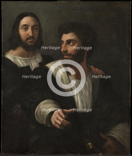Self-Portrait with a Friend (Double Portrait), 1519. Artist: Raphael (1483-1520)
