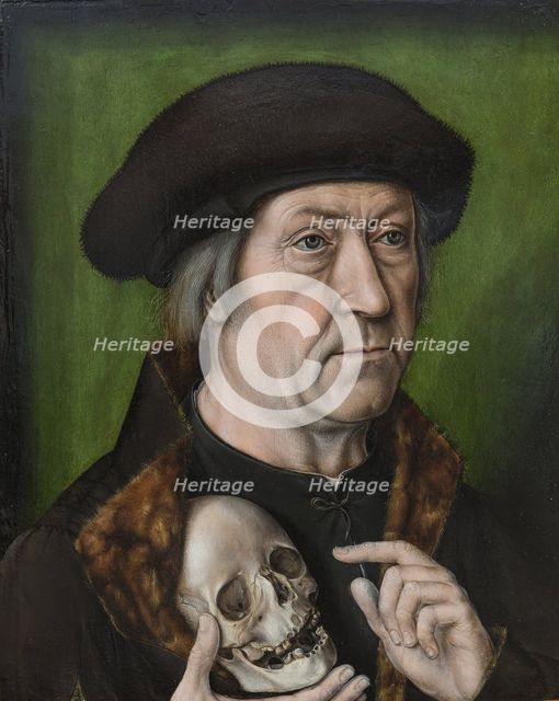 Self-Portrait with a Skull, c. 1520.