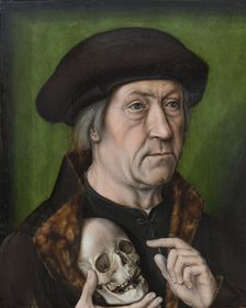 Self-Portrait with a Skull, c. 1520