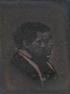 Self-Portrait with Artist's Brother, 1840s. Creator: John Adams Whipple