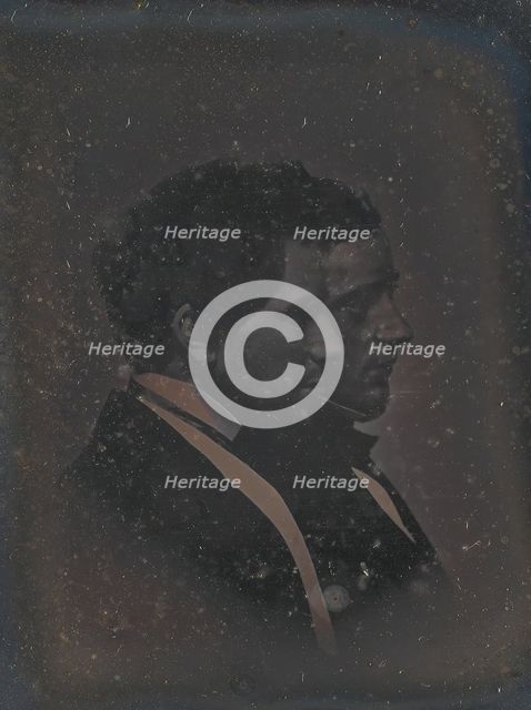 Self-Portrait with Artist's Brother, 1840s. Creator: John Adams Whipple.