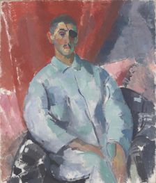 Self Portrait with Black Eye Patch, 1915. Creator: Rik Wouters