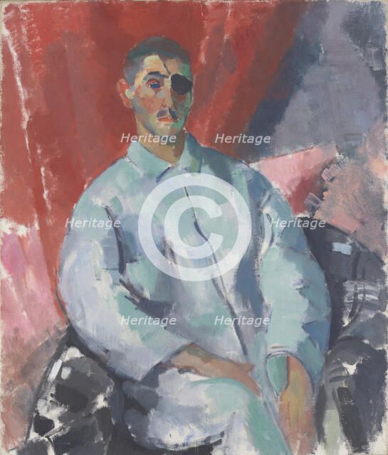 Self Portrait with Black Eye Patch, 1915. Creator: Rik Wouters.