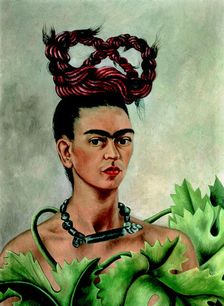 Self-Portrait with Braid, 1941. Creator: Frida Kahlo