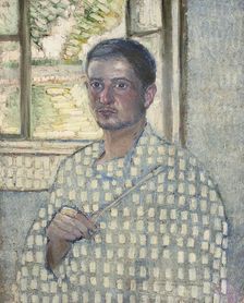 Self-portrait with brush, 1907