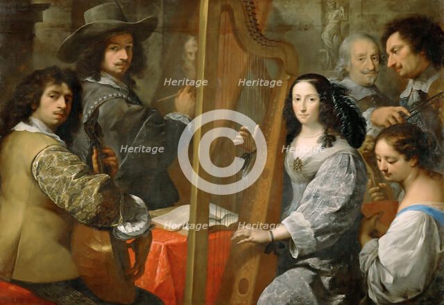 Self-Portrait with Family, c. 1650. Creator: Nuvolone, Carlo Francesco (1609-1662).
