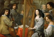 Self-Portrait with Family, c. 1650. Creator: Nuvolone, Carlo Francesco (1609-1662)