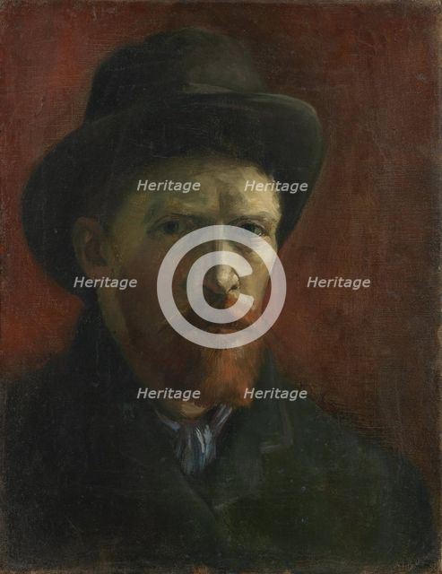 Self-Portrait with Felt Hat.