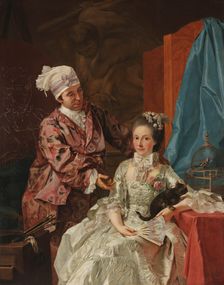 Self-Portrait with his Wife, 1757. Creator: Baldrighi, Giuseppe (1722-1803)