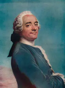Self-portrait with Lace Jabot c1750. Artist: Maurice-Quentin de La Tour