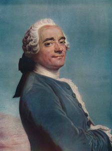 Self-portrait with Lace Jabot c1750. Artist: Maurice-Quentin de La Tour