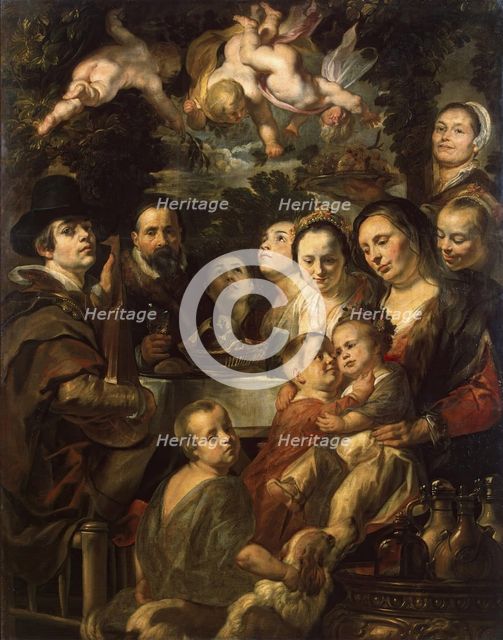 Self-Portrait with Parents, Brothers and Sisters, 1615. Creator: Jacob Jordaens I.