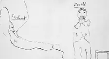 Self Portrait with Reynaldo Hahn c1891-1922. Artist: Marcel Proust