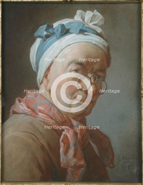 Self-portrait with spectacles, 1773.