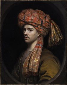 Self-portrait with turban. Creator: Vaillant, Wallerant (1623-1677)