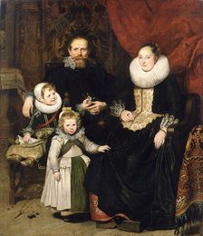 Self-Portrait with the Family, 1621. Creator: Vos, Cornelis de (1584-1651)
