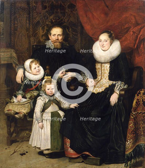 Self-Portrait with the Family, 1621. Creator: Vos, Cornelis de (1584-1651).