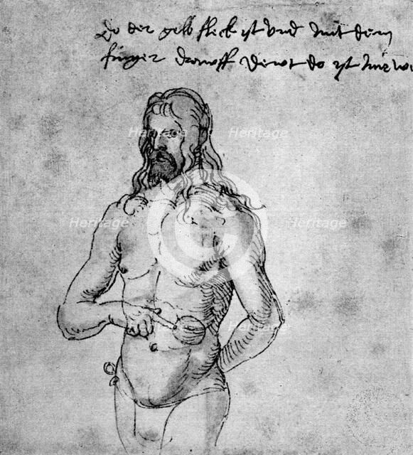 'Self Portrait', about 1512-1513 or 1519, (1936). Artist: Albrecht Dürer