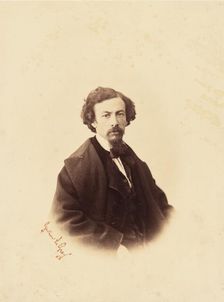 Self-portrait, about 1855. Creator: Gustave Le Gray
