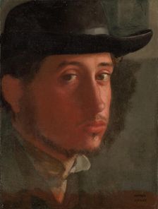 Self-Portrait, about 1857-1858. Creator: Edgar Degas