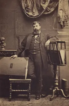 Self-portrait, about 1863. Creator: Camille Silvy