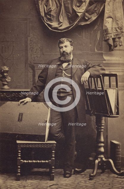 Self-portrait, about 1863. Creator: Camille Silvy.