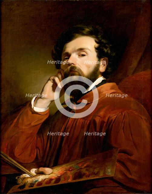 Self-Portrait, after 1846. Creator: Amerling, Friedrich Ritter von (1803-1887).