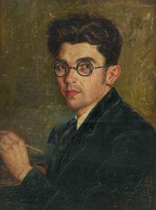 Self-Portrait, around 1950. Creator: Frantisek Fahrmann