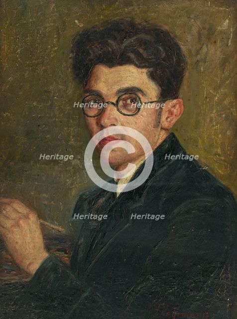 Self-Portrait, around 1950. Creator: Frantisek Fahrmann.