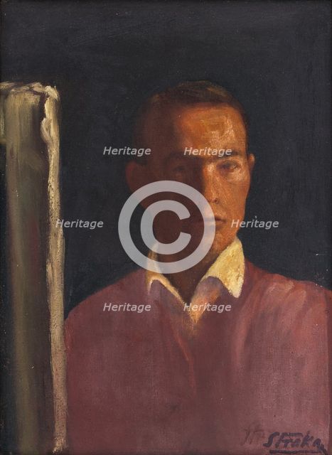 Self-Portrait, around 1925. Creator: Stefan Straka.