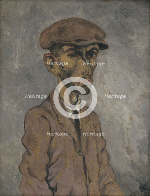 Self-Portrait, around 1927. Creator: Arnold Peter Weisz-Kubincan.