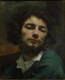 Self-Portrait. Artist: Courbet, Gustave (1819-1877)