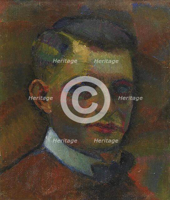 Self-Portrait. Artist: Baranov-Rossiné, Vladimir Davidovich (1888-1942)