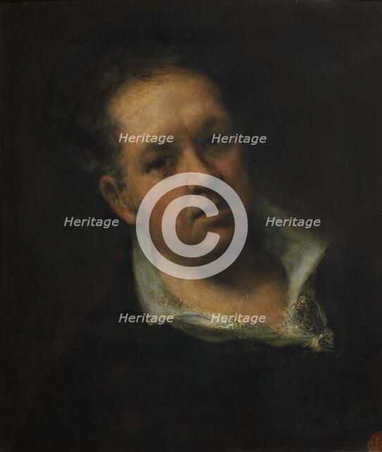 Self-Portrait. Artist: Goya, Francisco, de (1746-1828)