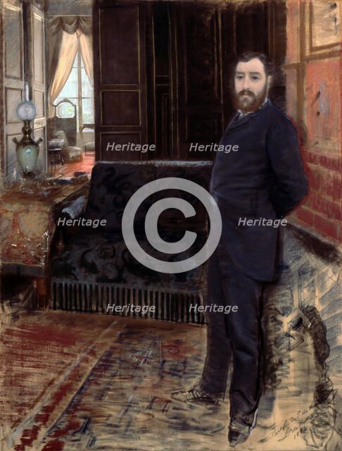 Self-Portrait. Artist: De Nittis, Giuseppe (1846-1884)