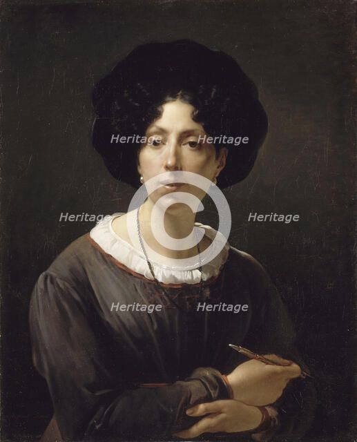Self-Portrait. Artist: Haudebourt-Lescot, Hortense (1784-1845)