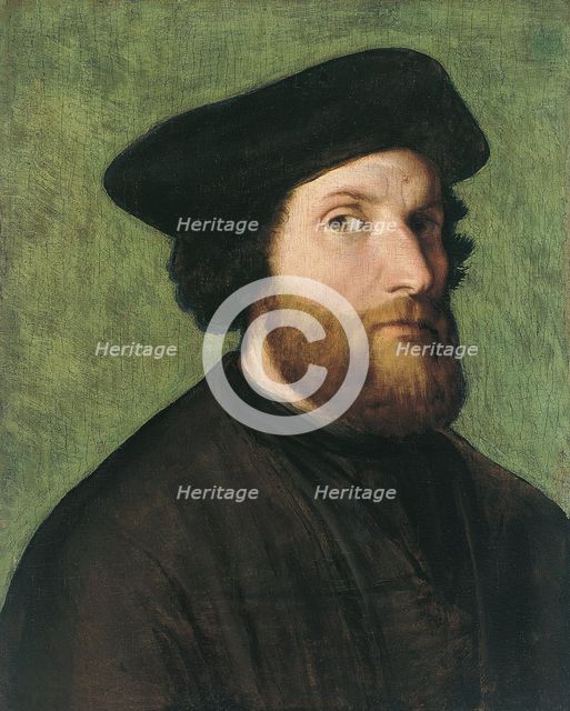 Self-Portrait. Artist: Lotto, Lorenzo (1480-1556)