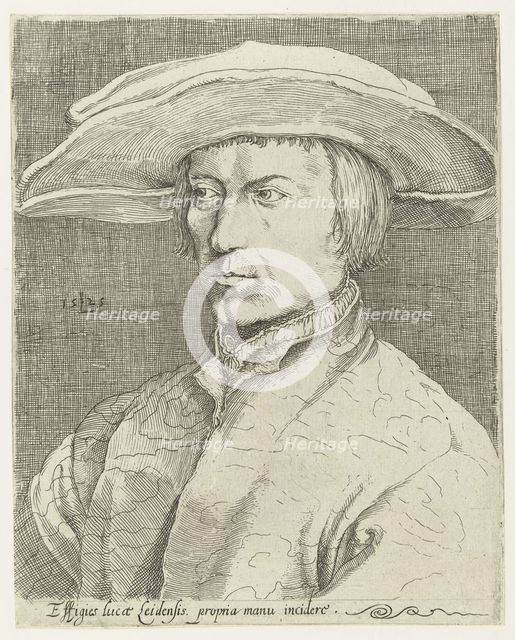 Self-Portrait. Artist: Leyden, Lucas, van (1489/94-1533)