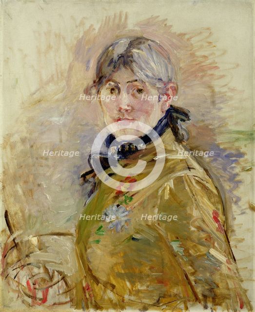 Self-Portrait. Artist: Morisot, Berthe (1841-1895)