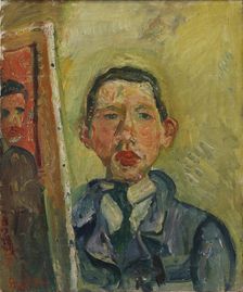 Self-Portrait. Artist: Soutine, Chaim (1893-1943)