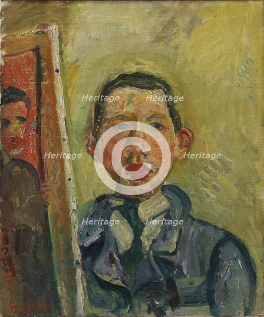 Self-Portrait. Artist: Soutine, Chaim (1893-1943)