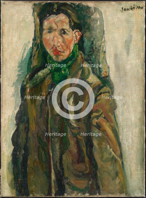 Self-Portrait. Artist: Soutine, Chaim (1893-1943)