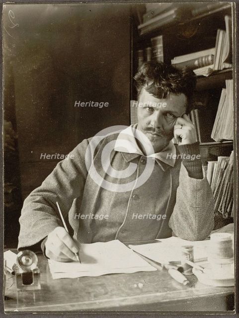 Self-Portrait Artist: Strindberg, August (1849-1912)