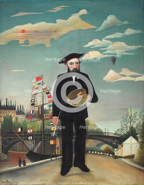 Self-Portrait. Artist: Rousseau, Henri Julien Félix (1844-1910)