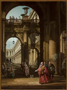 Self-portrait as Venetian ambassador, 1765