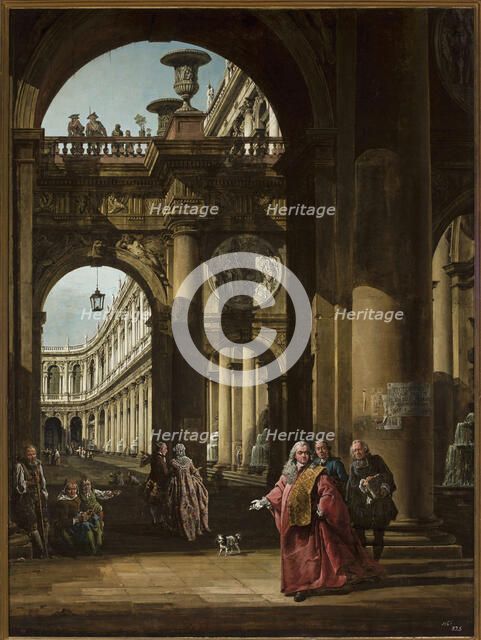 Self-portrait as Venetian ambassador, 1765.