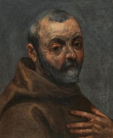 Self-Portrait As A Monk. Creator: Palma il Giovane, Jacopo, the Younger (1544-1628)